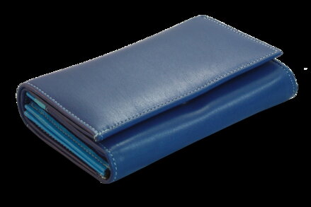 Multimodrá dámská kožená peněženka s klopnou 511-4125-M97
