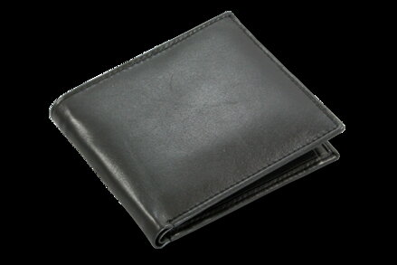 Čierna pánska kožená peňaženka 513-3223-60