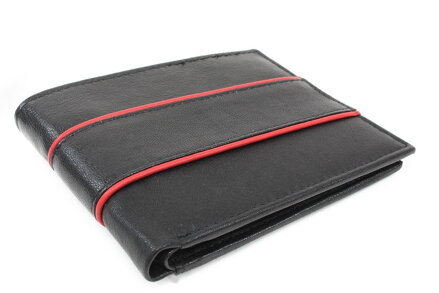 Čierna kožená peňaženka - dokladovka 513-1302-60/31