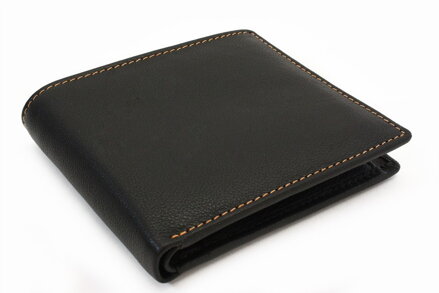 Čierna pánska kožená peňaženka 513-3223B-60