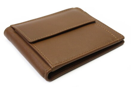 Hnedá pánska kožená peňaženka - dolárovka 519-2908-40
