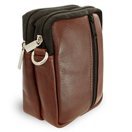 Hnedá kožená dokladová etue 611-6207-40/60