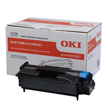 OKI originál válec 44574307, black, 25000str., čierna