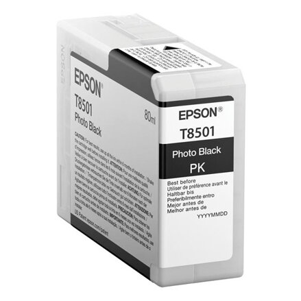 Epson originál ink C13T850100, photo black, 80ml, Epson SureColor SC-P800, photo black
