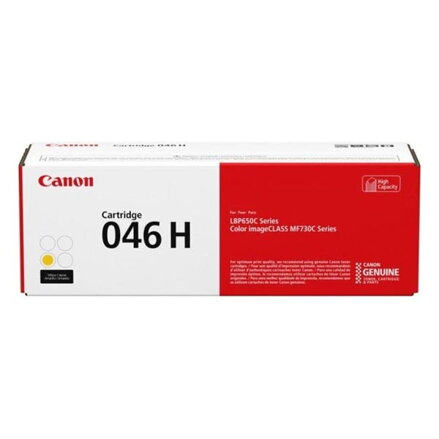 Canon originál toner 046HY, yellow, 5000str., 1251C002, high capacity, Canon LBP654Cx, 653Cdw, MFP735Cx, 634Cdw, 632Cdw, O, žltá