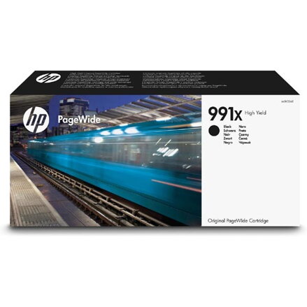 HP originál ink M0K02AE, HP 991X, black, 20000str., 375ml, HP HP PageWide Pro 750dw, MFP 772dn, MFP 777z, čierna