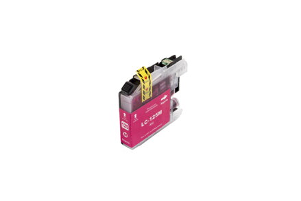 Brother kompatibilná atramentová náplň LC125XLM, 15ml (BULK), purpurová
