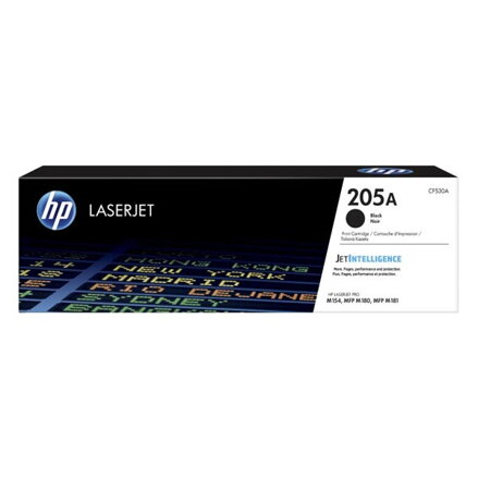 HP originál toner CF530A, black, 1100str., HP 205A, HP Color LaserJet Pro M180n, M181fw, O, čierna