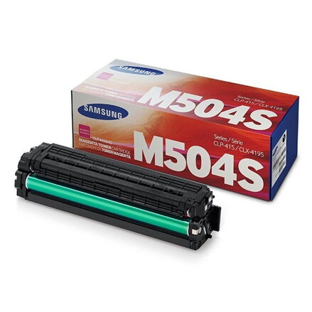 HP originál toner SU292A, CLT-M504S, magenta, 1800str., M504S, Samsung CLP-415, CLX-4195, MultiXpress SL-C1453, C1454, Xp, O, purpurová