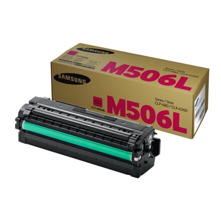 HP originál toner SU305A, CLT-M506L, magenta, 3500str., M506S, high capacity, Samsung CLP-680DW, CLX-6260FD, O, purpurová