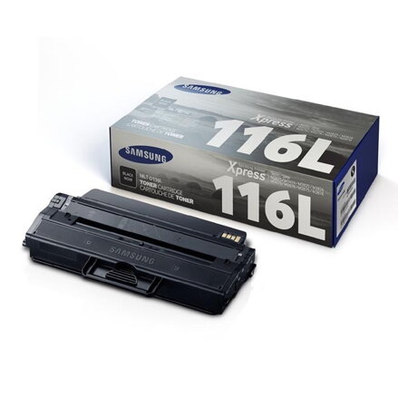 HP originál toner SU828A, MLT-D116L, black, 3000str., 116L, high capacity, Samsung Xpress M2625, 2675, 2825, 2835, 2875, 2885, O, čierna