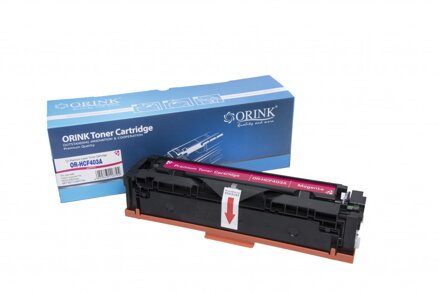 HP kompatibilná tonerová náplň CF403A, 1400 listov (Orink box), purpurová
