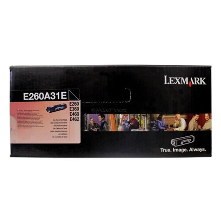 Lexmark originál toner E260A31E, black, 3500str., Lexmark E260, E360, E460, O, čierna