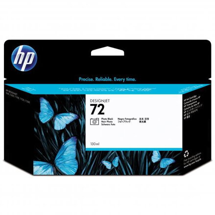 HP originál ink C9370A, HP 72, photo black, 130ml, HP Designjet T1100, T770, photo black