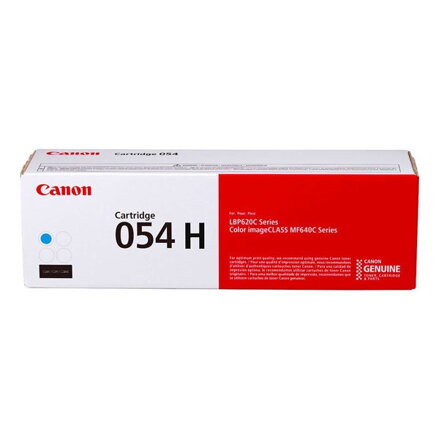 Canon originál toner 054HC, cyan, 2300str., 3027C002, high capacity, Canon i-SENSYS LBP621Cw, 623Cdw, MF641Cw, 643Cdw, 645Cx, O, azurová