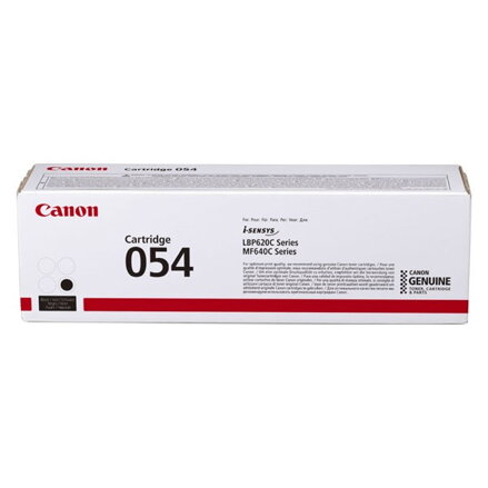 Canon originál toner 054K, black, 1500str., 3024C002, Canon i-SENSYS LBP621Cw, 623Cdw, MF641Cw, 643Cdw, 645Cx, O, čierna