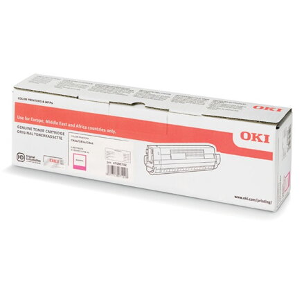 OKI originál toner 47095702, magenta, 5000str., OKI C824, 834, 844, O, purpurová