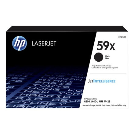 HP originál toner black, 10000str., HP 59X, high capacity, HP LaserJet Pro M404, M403, LaserJet Pro MFP M428, O, čierna