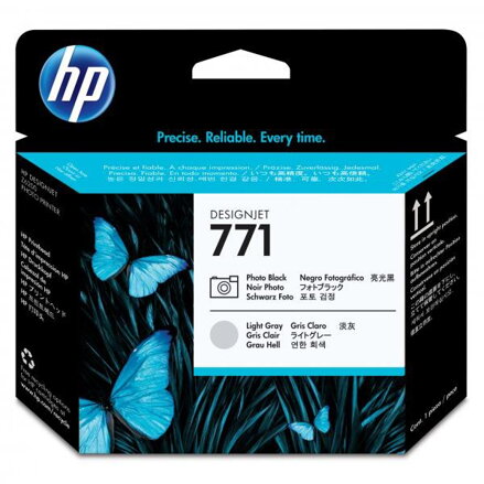 HP originál tlačová hlava CE020A, HP 771, photo black/light grey, HP HP Designjet Z6200, Z6600, Z6800, light gray