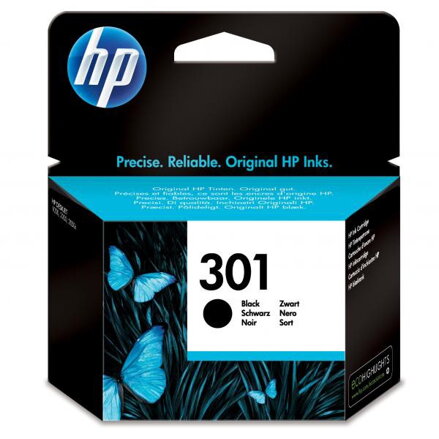 HP originál ink CH561EE, HP 301, black, 190str., HP Deskjet 1000, 1050, 2050, 3000, 3050, čierna