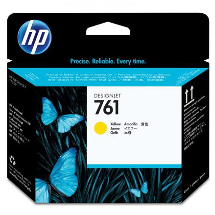 HP originál tlačová hlava CH645A, yellow, HP 761, HP DesignJet T7100, žltá