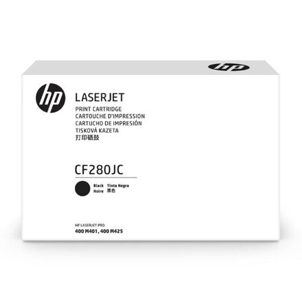 HP originál toner CF280JC, HP 80J, black, 8000str., kontraktový produkt, čierna