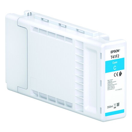 Epson originál ink C13T41F240, T41F240, cyan, 350ml, Epson SureColor SC-T3400, SC-T3400N, SC-T5400, SC-T5400M, azurová