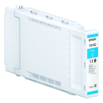 Epson originál ink C13T41R240, T41R240, cyan, 110ml, Epson SureColor SC-T3400, SC-T3400N, SC-T5400, SC-T5400M, azurová