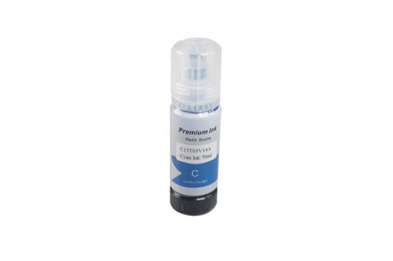 Epson kompatibilná atramentová náplň C13T03V24A / C13T03R240 / C13T00S24A / C13T00P240 / C13T00R240, 101/102/103/104/105/106 - Dye, 70ml (Orink bulk), azurová