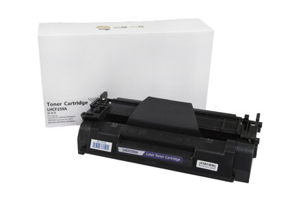 HP kompatibilná tonerová náplň CF259A, 3009C002,  CRG057, 3000 listov (Orink white box), čierna