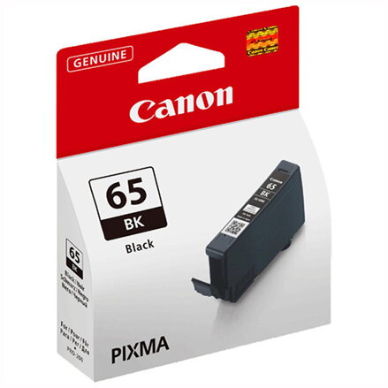 Canon originál ink CLI-65BK, black, 12.6ml, 4215C001, Canon Pixma Pro-200, čierna