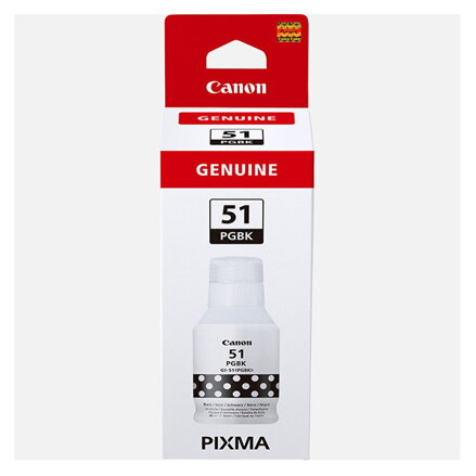 Canon originál ink 4529C001, black, 6000str., 170ml, GI-51 PGBK, Canon PIXMA G1520, G1560, G2520, G2560, G3520, G3560, čierna