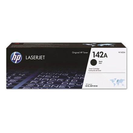 HP originál toner W1420A, black, HP 142A, HP LaserJet M110w, M110we, MFP M140w, MFP M140we, čierna