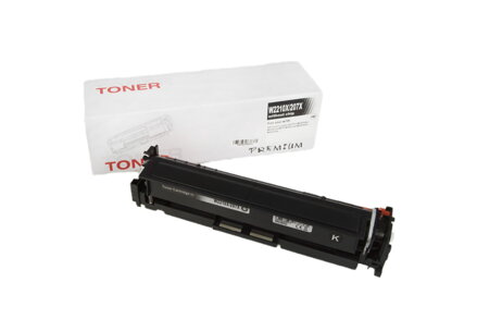 Kompatibilná tonerová náplň W2210X, 207X, 3150 listov pre tlačiarne HP, čierna