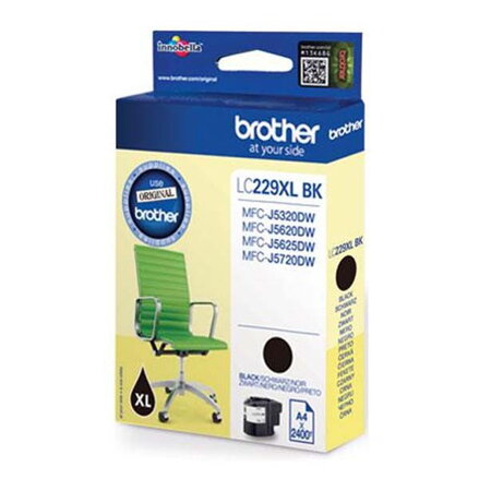 Brother originál ink LC-229XL, black, 2400str., Brother MFC-J5320DW, MFC-J5620DW, MFC-J5720DW, čierna