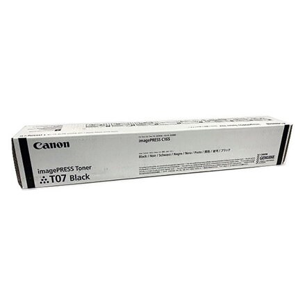 Canon originál toner T07 BK, 3641C001, black, 54500str., Canon ImagePRESS C165, c170, c270, Lite C165, C265, C270, čierna