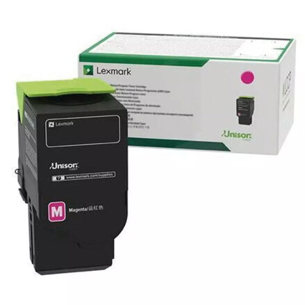 Lexmark originál toner 75M20M0, magenta, 2000str., return, purpurová Lexmark originál toner 75M20M0, magenta, 2000str., return, purpurová