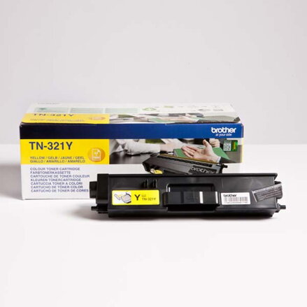 Brother originál toner TN-321Y, yellow, 1500str., Brother HL-L8350CDW,HL-L9200CDWT, O, žltá