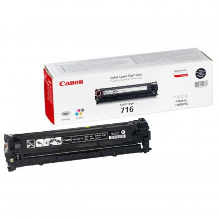 Canon originál toner CRG716, black, 2300str., 1980B002, Canon LBP-5050, 5050n, MF-8050, O, čierna