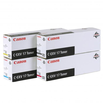 Canon originál toner CEXV17, cyan, 36000str., 0261B002, Canon iR-C4x80i, O, azurová