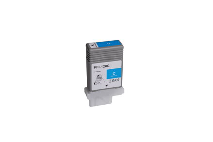 Renovovaná atramentová náplň 2886C001, PFI120C, 130ml listov pre tlačiarne Canon (ORINK BULK), azurová