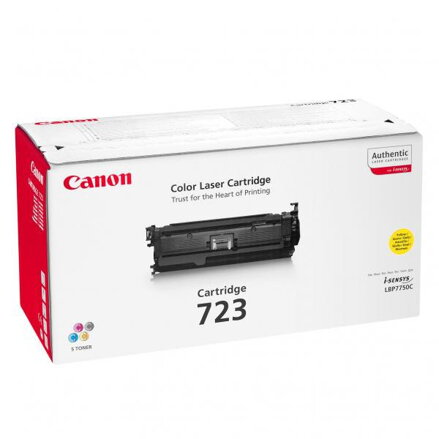Canon originál toner CRG723, yellow, 8500str., 2641B002, Canon LBP-7750Cdn, O, žltá