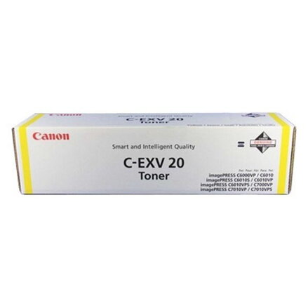 Canon originál toner CEXV20, yellow, 35000str., 0439B002, Canon iP-C7000VP, O, žltá