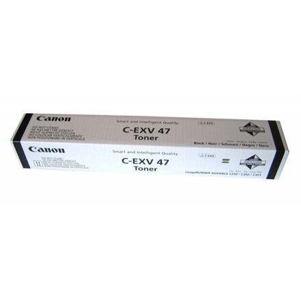 Canon originál toner CEXV47, black, 19000str., 8516B002, Canon IRA C250,255,350,351,355,IR-C250,255,350,351,355, O, čierna