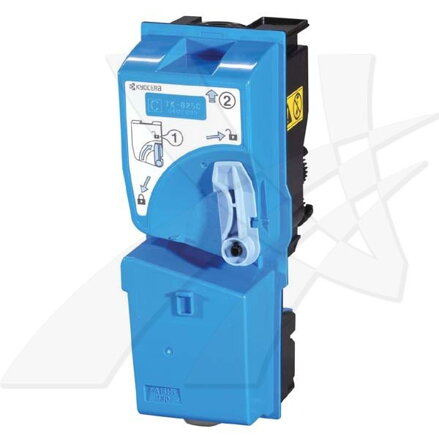 Kyocera originál toner TK825C, cyan, 7000str., 1T02FZCEU0, Kyocera KMC-2520, KM-C3232, O, azurová