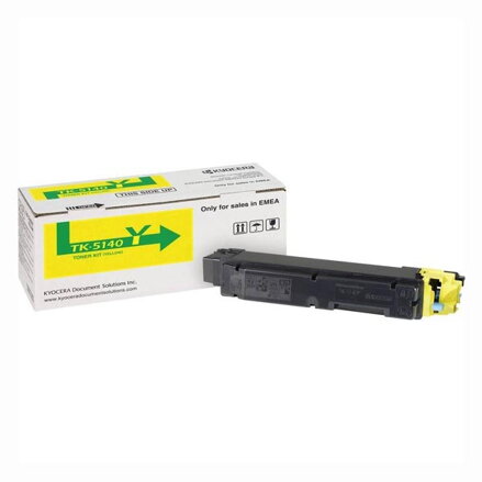 Kyocera originál toner TK-5140Y, yellow, 5000str., 1T02NRANL0, Kyocera ECOSYS M6030cdn, ECOSYS M6530cdn, ECOSYS P6130cdn, O, žltá