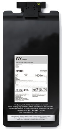 Epson originál ink C13T56F700, gray, šedá