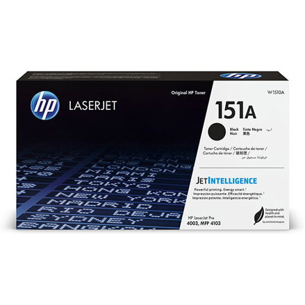 HP originál toner W1510A, HP 151A, black, 3050str., čierna