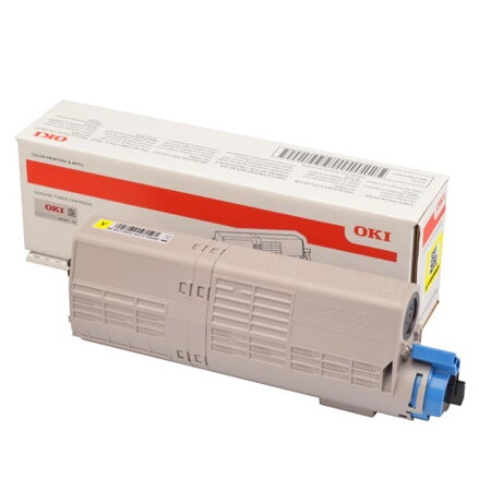 OKI originál toner 46490605, yellow, 6000str., OKI C532, MC573, O, žltá