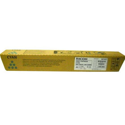 Ricoh originál toner 841427, 841127, 842046, cyan, 16000str., Ricoh MP C2800, 3300, 3501, 3001, O, azurová